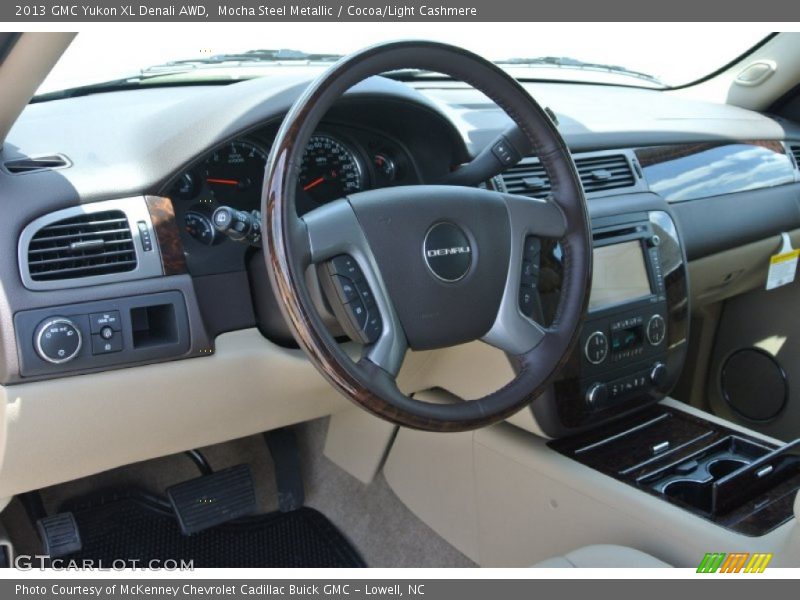 Mocha Steel Metallic / Cocoa/Light Cashmere 2013 GMC Yukon XL Denali AWD