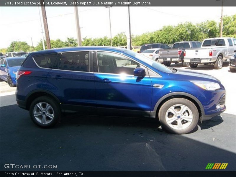 Deep Impact Blue Metallic / Medium Light Stone 2013 Ford Escape SE 1.6L EcoBoost