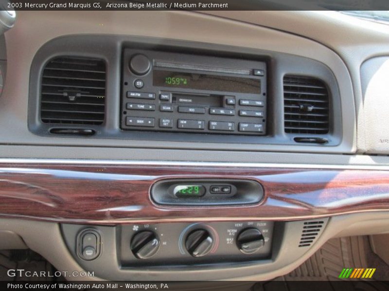 Arizona Beige Metallic / Medium Parchment 2003 Mercury Grand Marquis GS