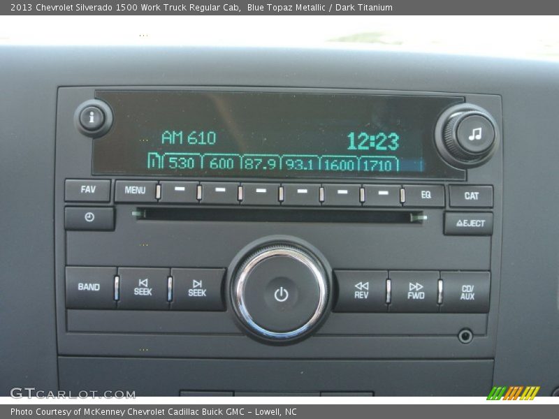 Audio System of 2013 Silverado 1500 Work Truck Regular Cab