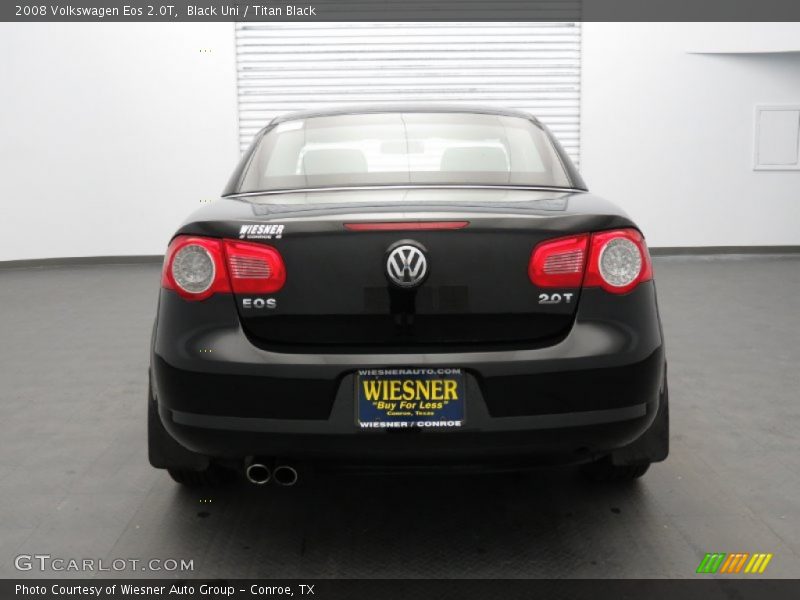Black Uni / Titan Black 2008 Volkswagen Eos 2.0T