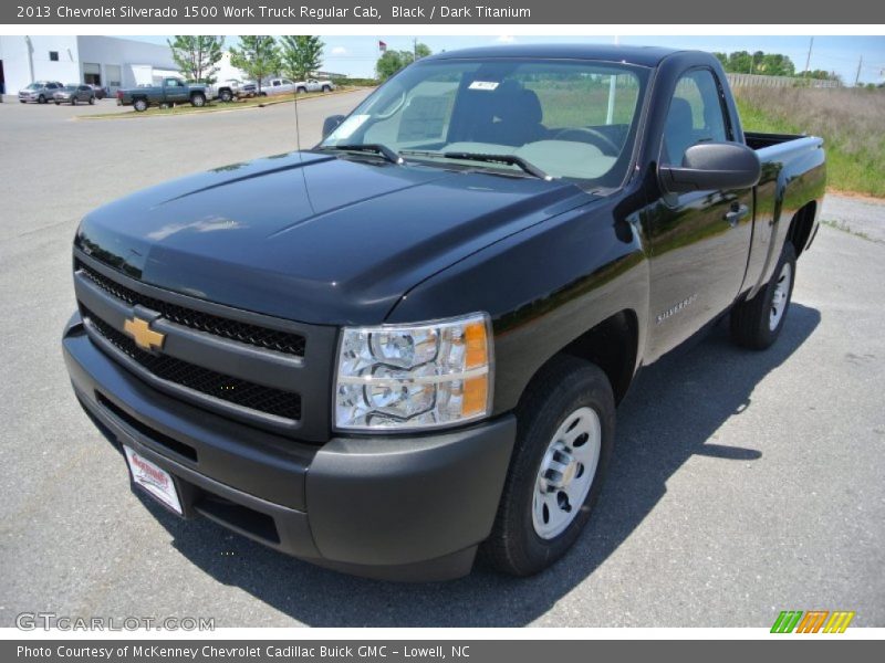 Black / Dark Titanium 2013 Chevrolet Silverado 1500 Work Truck Regular Cab