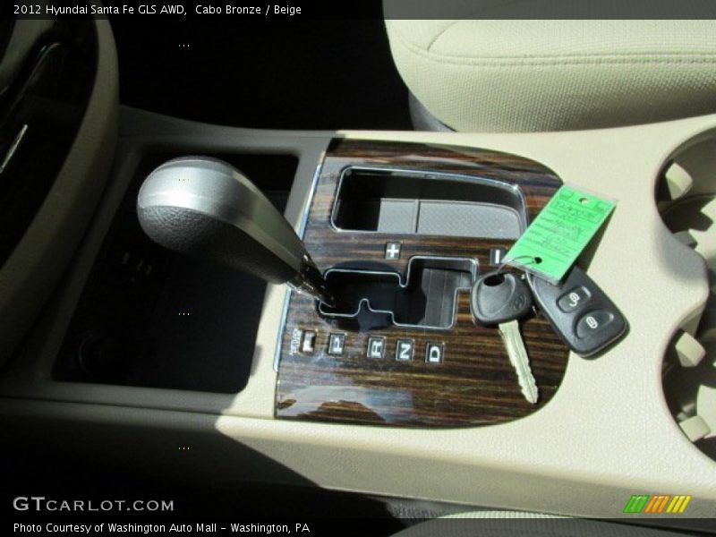 Cabo Bronze / Beige 2012 Hyundai Santa Fe GLS AWD