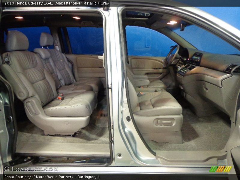 Alabaster Silver Metallic / Gray 2010 Honda Odyssey EX-L