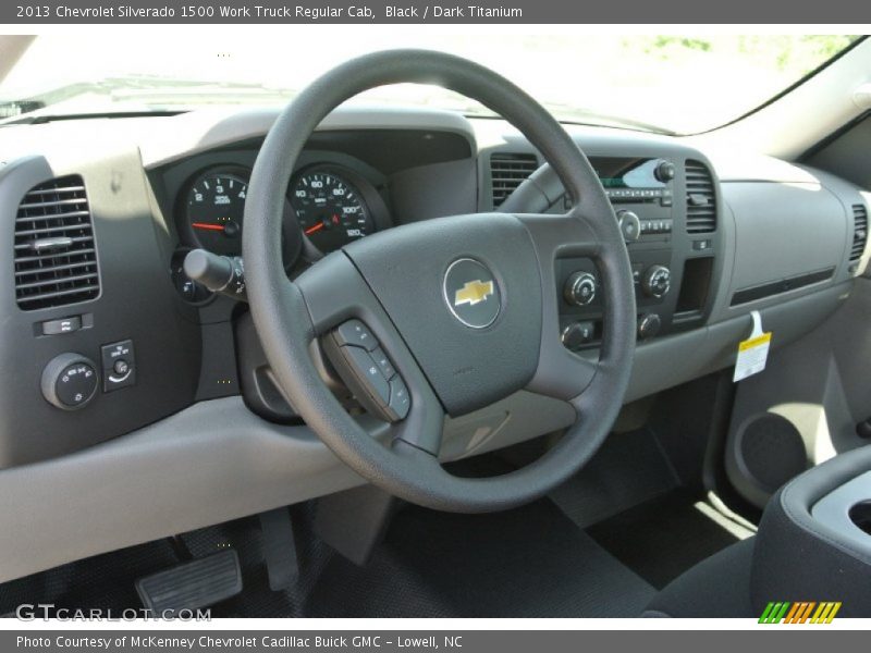 Black / Dark Titanium 2013 Chevrolet Silverado 1500 Work Truck Regular Cab