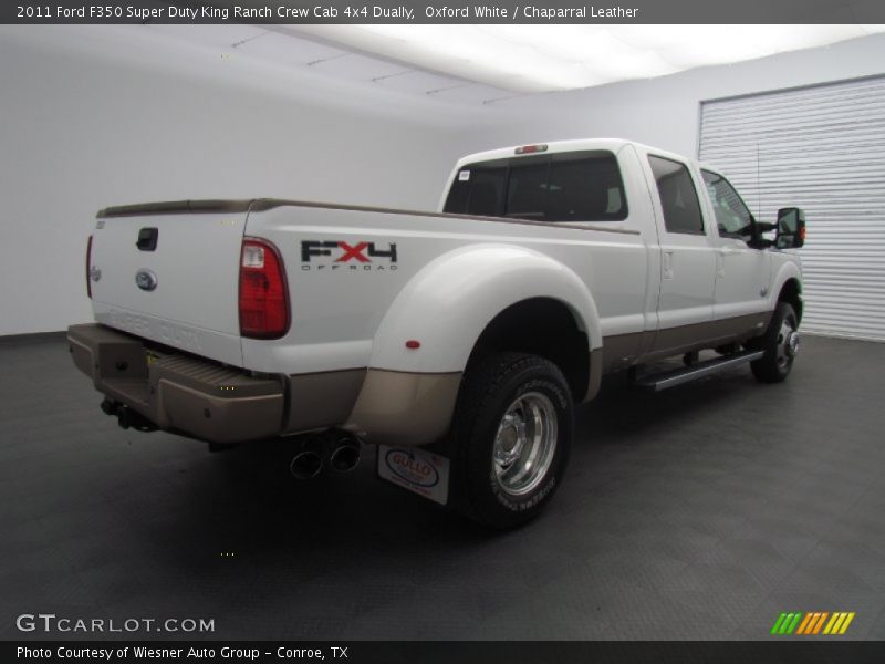 Oxford White / Chaparral Leather 2011 Ford F350 Super Duty King Ranch Crew Cab 4x4 Dually