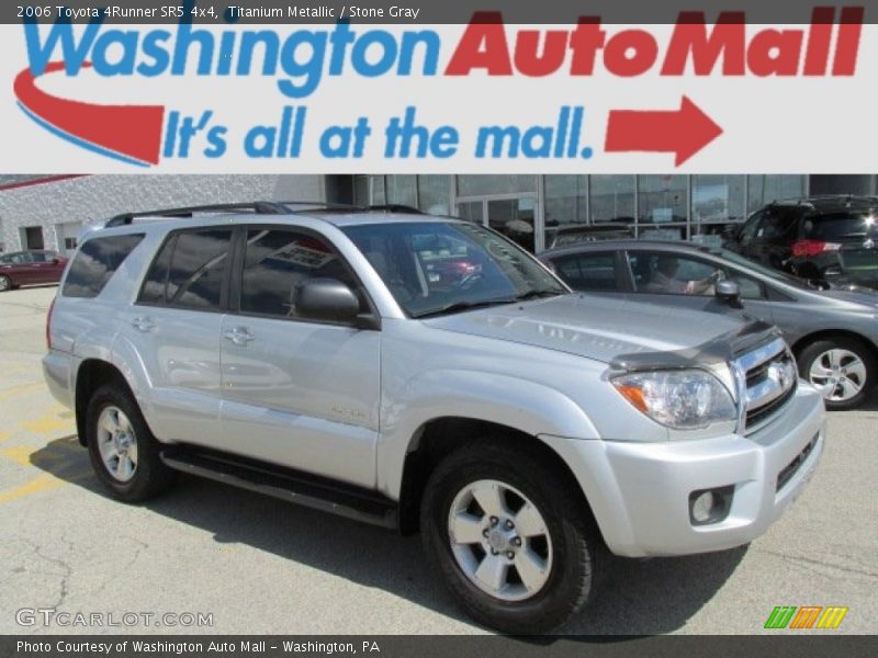 Titanium Metallic / Stone Gray 2006 Toyota 4Runner SR5 4x4