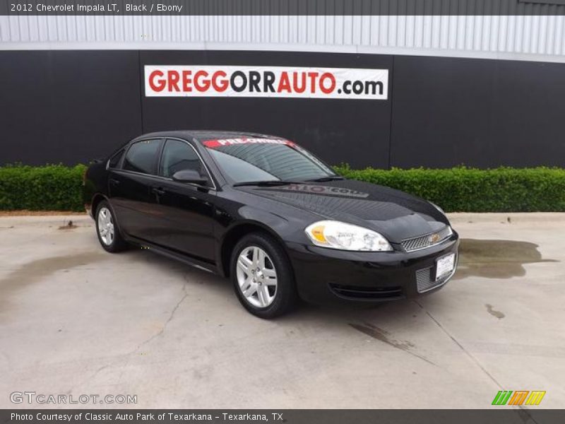 Black / Ebony 2012 Chevrolet Impala LT
