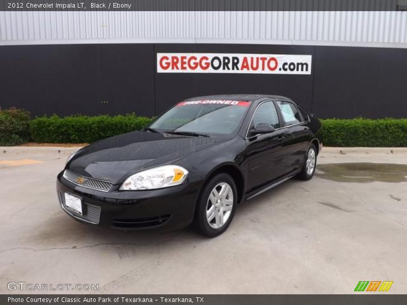 Black / Ebony 2012 Chevrolet Impala LT