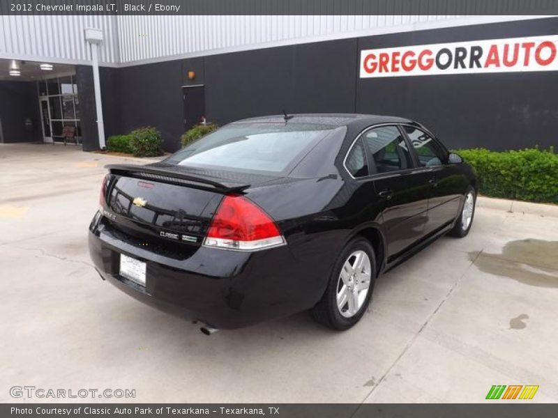 Black / Ebony 2012 Chevrolet Impala LT
