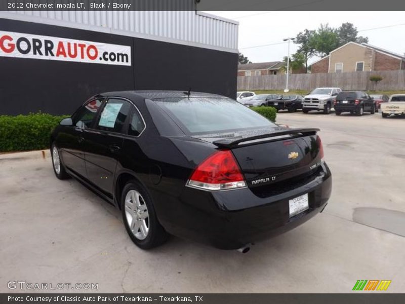 Black / Ebony 2012 Chevrolet Impala LT