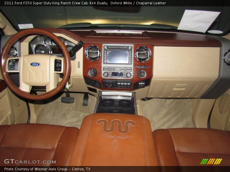 Dashboard of 2011 F350 Super Duty King Ranch Crew Cab 4x4 Dually