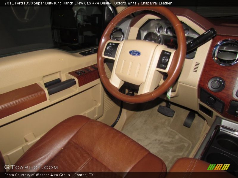 Oxford White / Chaparral Leather 2011 Ford F350 Super Duty King Ranch Crew Cab 4x4 Dually