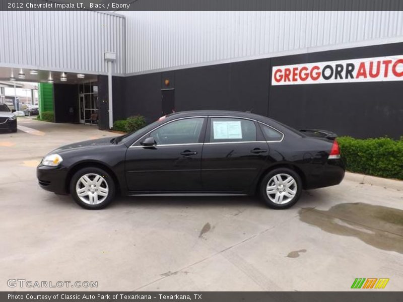 Black / Ebony 2012 Chevrolet Impala LT