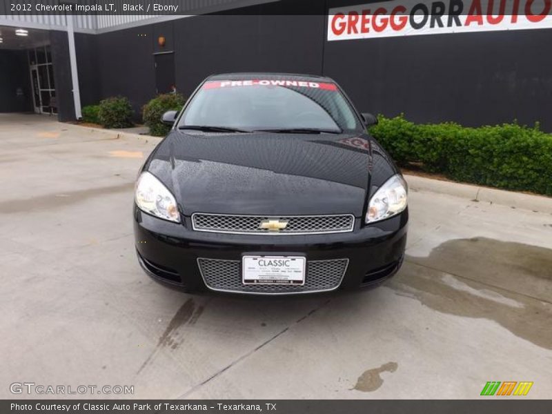 Black / Ebony 2012 Chevrolet Impala LT
