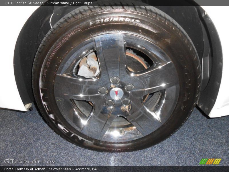 Summit White / Light Taupe 2010 Pontiac G6 Sedan