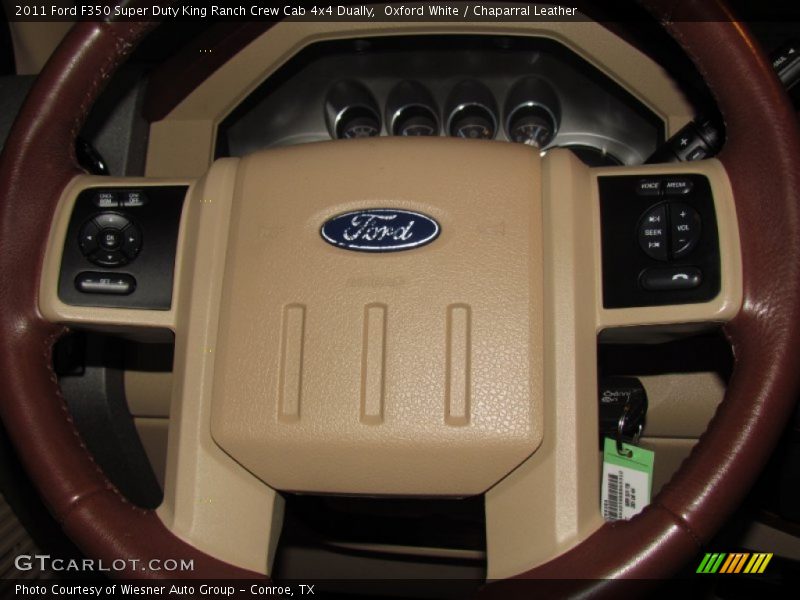 Oxford White / Chaparral Leather 2011 Ford F350 Super Duty King Ranch Crew Cab 4x4 Dually