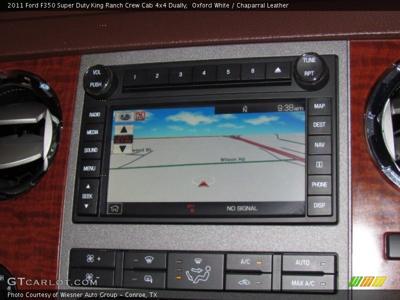 Navigation of 2011 F350 Super Duty King Ranch Crew Cab 4x4 Dually
