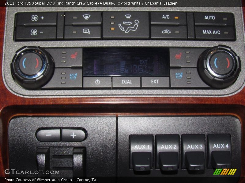 Controls of 2011 F350 Super Duty King Ranch Crew Cab 4x4 Dually