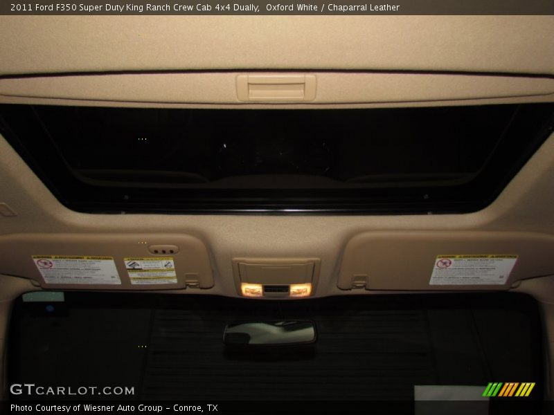 Oxford White / Chaparral Leather 2011 Ford F350 Super Duty King Ranch Crew Cab 4x4 Dually
