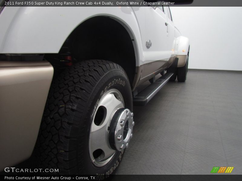 Oxford White / Chaparral Leather 2011 Ford F350 Super Duty King Ranch Crew Cab 4x4 Dually