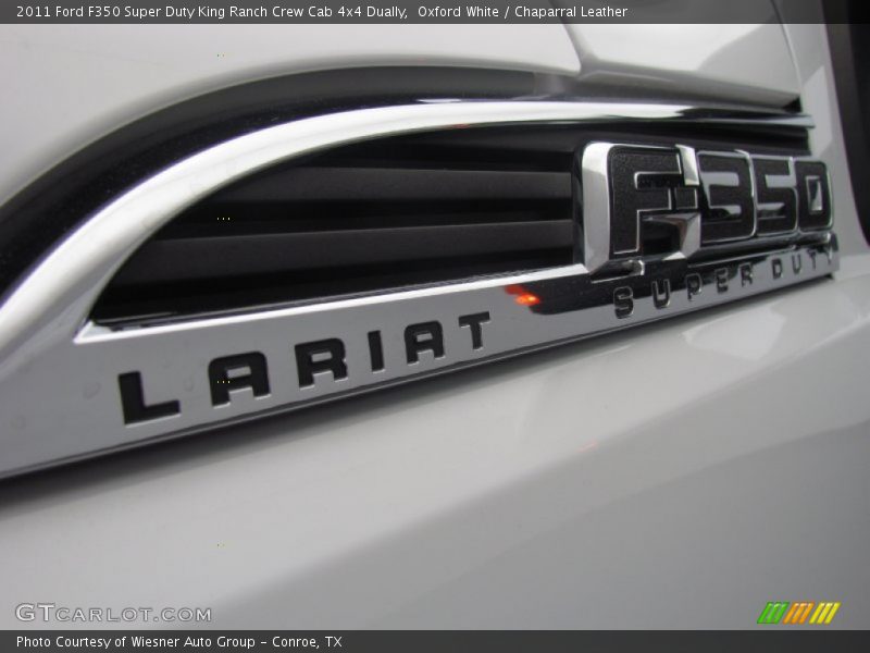 Oxford White / Chaparral Leather 2011 Ford F350 Super Duty King Ranch Crew Cab 4x4 Dually
