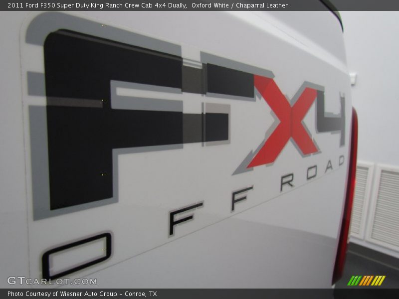 Oxford White / Chaparral Leather 2011 Ford F350 Super Duty King Ranch Crew Cab 4x4 Dually