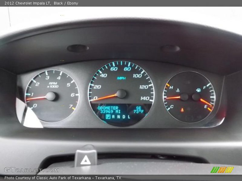 Black / Ebony 2012 Chevrolet Impala LT