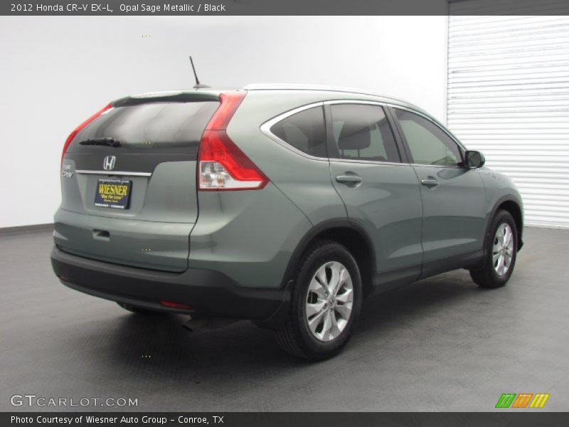 Opal Sage Metallic / Black 2012 Honda CR-V EX-L