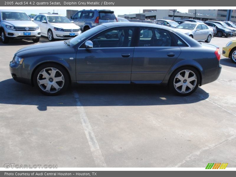 Dolphin Grey Metallic / Ebony 2005 Audi S4 4.2 quattro Sedan