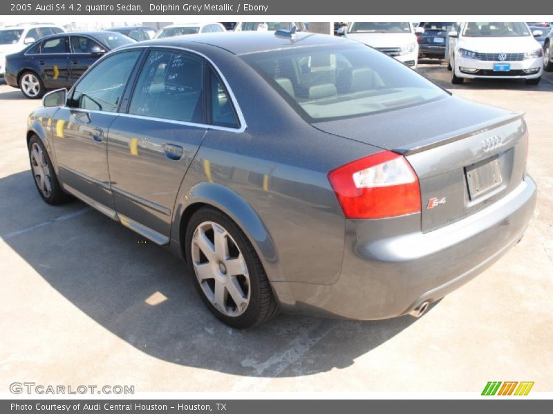 Dolphin Grey Metallic / Ebony 2005 Audi S4 4.2 quattro Sedan