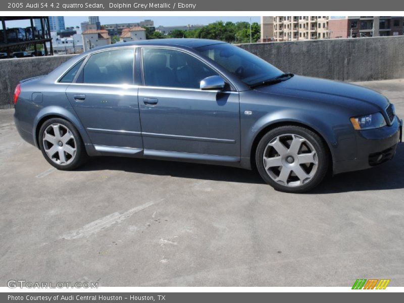Dolphin Grey Metallic / Ebony 2005 Audi S4 4.2 quattro Sedan