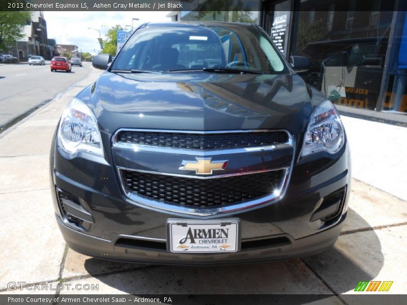 Ashen Gray Metallic / Jet Black 2013 Chevrolet Equinox LS