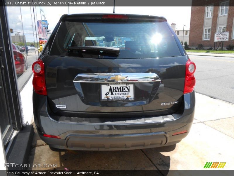 Ashen Gray Metallic / Jet Black 2013 Chevrolet Equinox LS