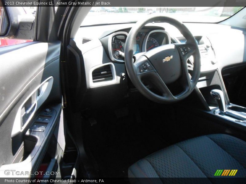 Ashen Gray Metallic / Jet Black 2013 Chevrolet Equinox LS