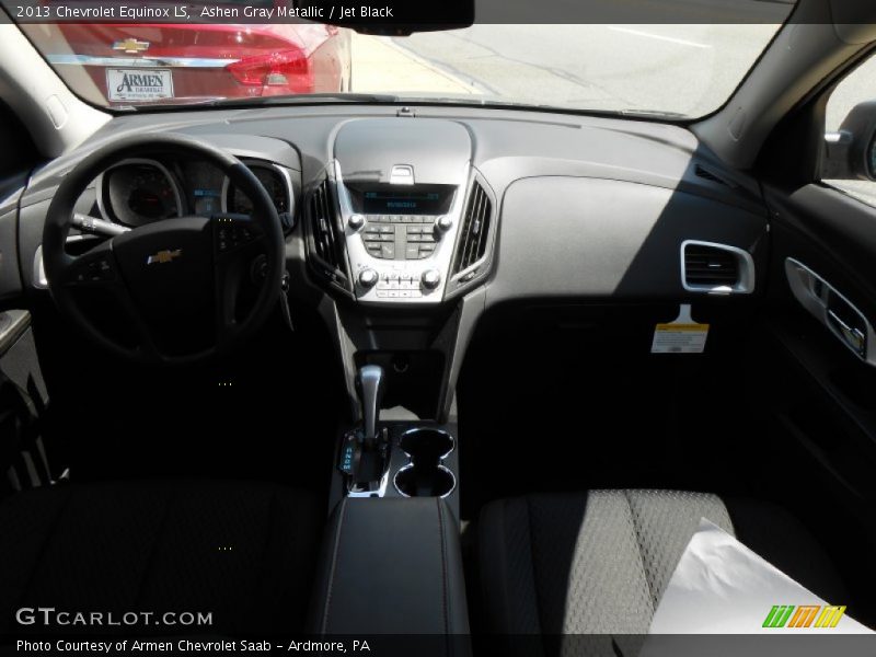 Ashen Gray Metallic / Jet Black 2013 Chevrolet Equinox LS