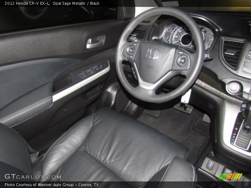 Opal Sage Metallic / Black 2012 Honda CR-V EX-L