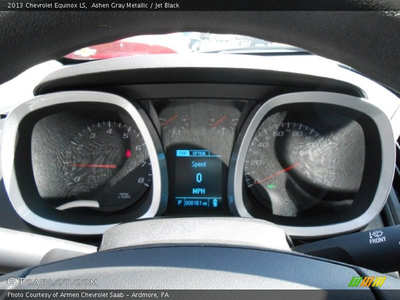 Ashen Gray Metallic / Jet Black 2013 Chevrolet Equinox LS