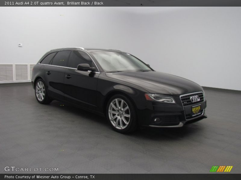 Brilliant Black / Black 2011 Audi A4 2.0T quattro Avant