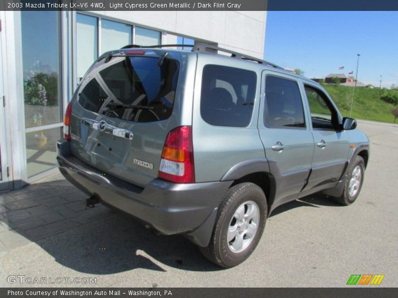 Light Cypress Green Metallic / Dark Flint Gray 2003 Mazda Tribute LX-V6 4WD