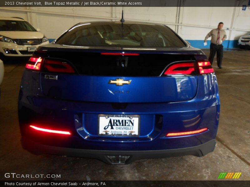 Blue Topaz Metallic / Jet Black/Ceramic White Accents 2013 Chevrolet Volt