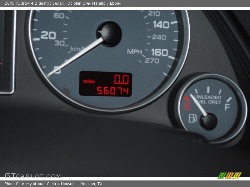 Dolphin Grey Metallic / Ebony 2005 Audi S4 4.2 quattro Sedan