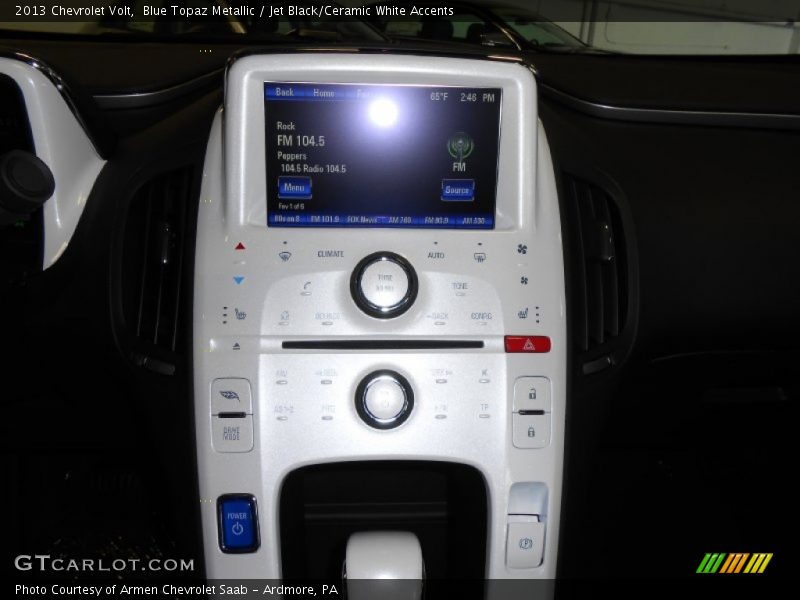 Blue Topaz Metallic / Jet Black/Ceramic White Accents 2013 Chevrolet Volt