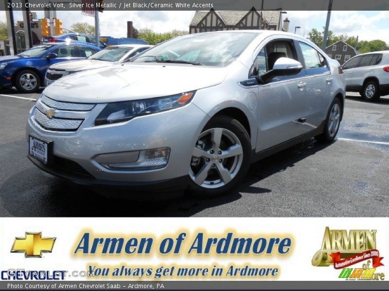 Silver Ice Metallic / Jet Black/Ceramic White Accents 2013 Chevrolet Volt