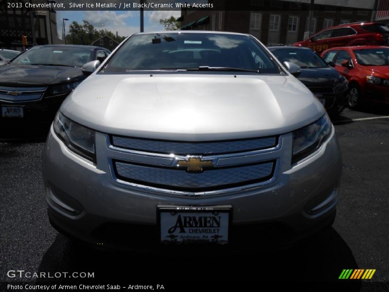 Silver Ice Metallic / Jet Black/Ceramic White Accents 2013 Chevrolet Volt
