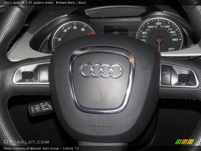 Brilliant Black / Black 2011 Audi A4 2.0T quattro Avant