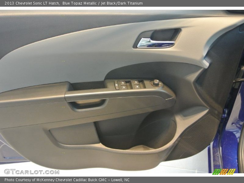 Blue Topaz Metallic / Jet Black/Dark Titanium 2013 Chevrolet Sonic LT Hatch