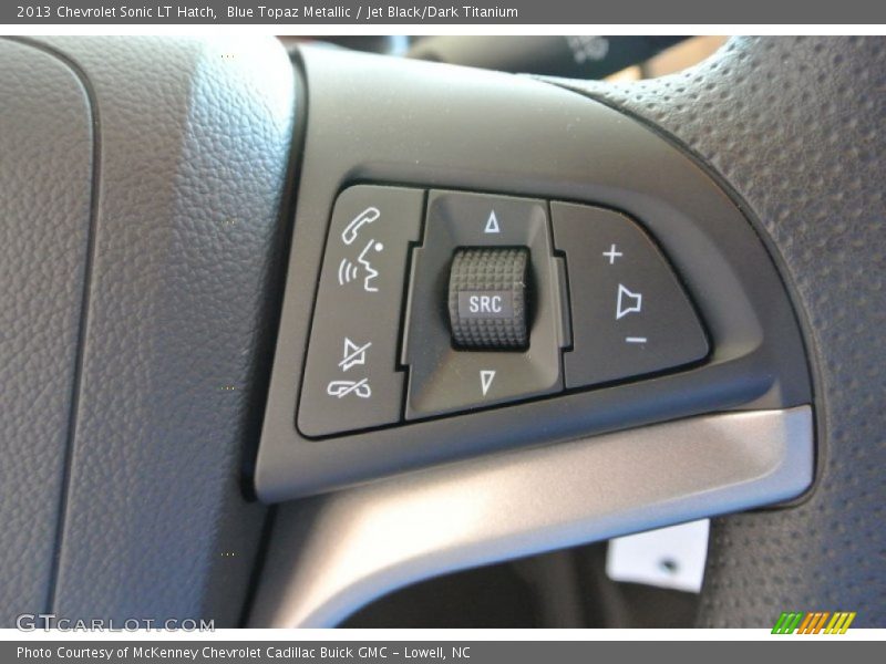 Blue Topaz Metallic / Jet Black/Dark Titanium 2013 Chevrolet Sonic LT Hatch