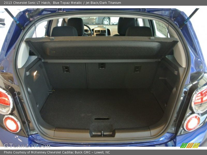 Blue Topaz Metallic / Jet Black/Dark Titanium 2013 Chevrolet Sonic LT Hatch