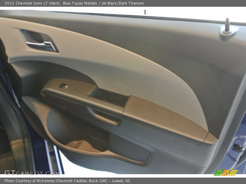 Blue Topaz Metallic / Jet Black/Dark Titanium 2013 Chevrolet Sonic LT Hatch